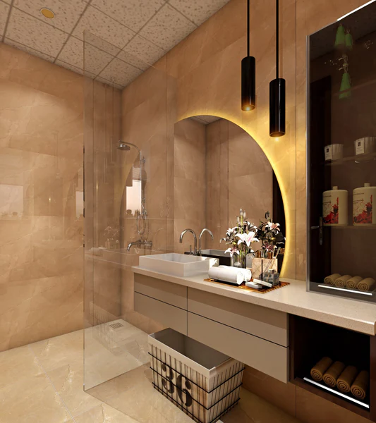 Bathroom interior design Karachi by Skill Studio 27 featuring modern fixtures and elegant finishes